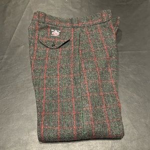 Johnson Woolen Mills Adirondack Plaid Wool Pants Men’s
